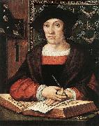 Bernard van orley Joris van Zelle,1519, Oil on oak panel oil painting